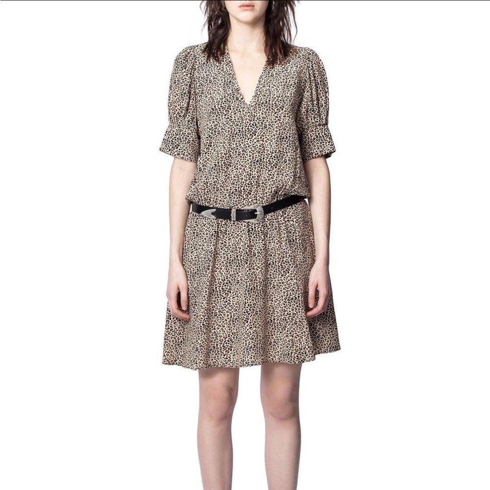 Zadig & Voltaire Leopard Print Dress